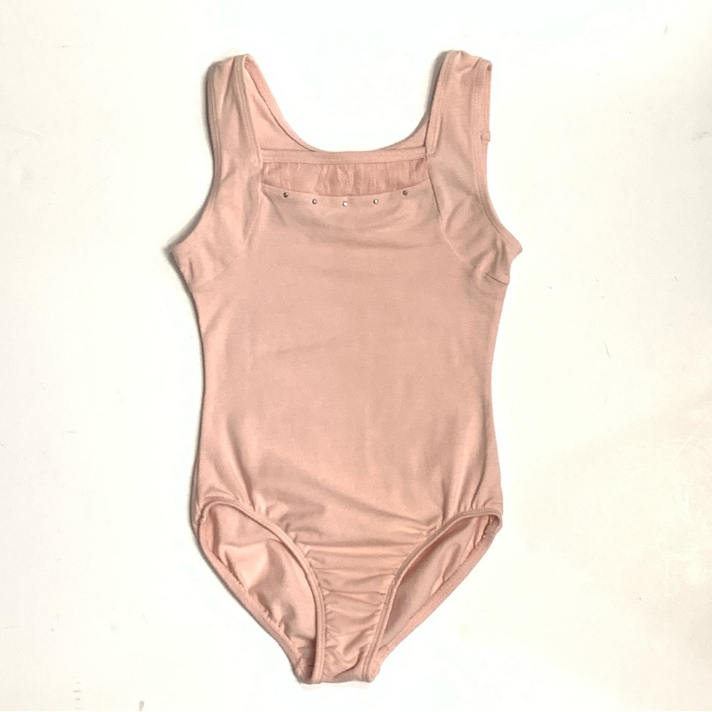 Freestyle by Danskin Girl's Leotard Ballet Dance Pink S 6/6x Gymnastics Studded